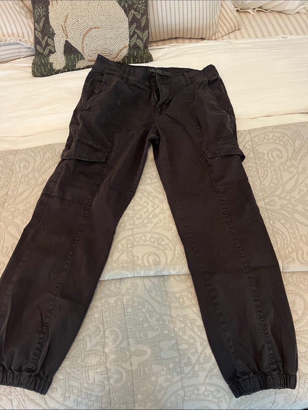 Sanctuary Black Cargo Jogger Pants